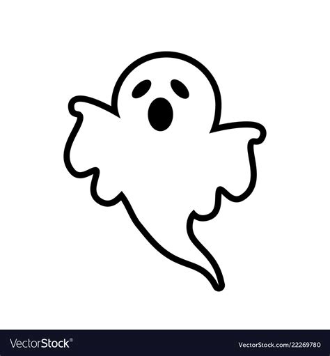 Ghost Icon Royalty Free Vector Image Vectorstock