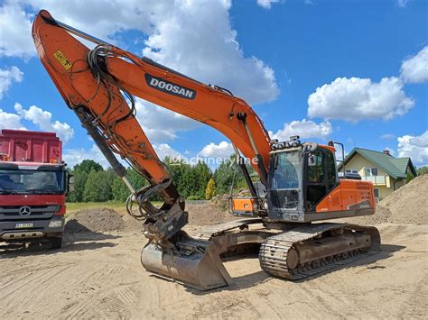 Doosan DX225 tracked excavator for sale Poland Księżyno LV40614