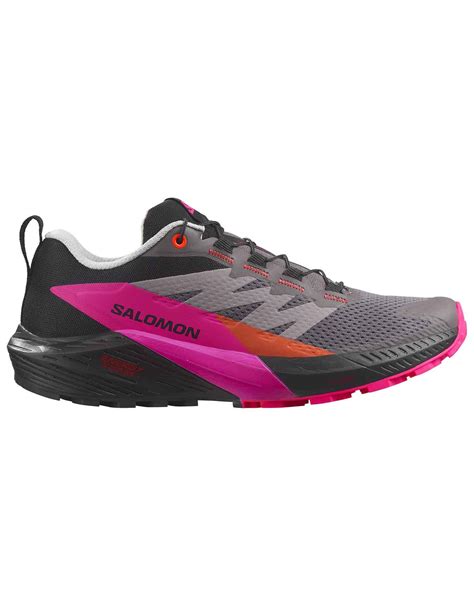 Salomon Sense Ride W Plum Kitten Black Pink Glo Chaussures Trail