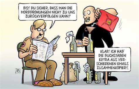 Nazi Morddrohungen By Harm Bengen Politics Cartoon TOONPOOL