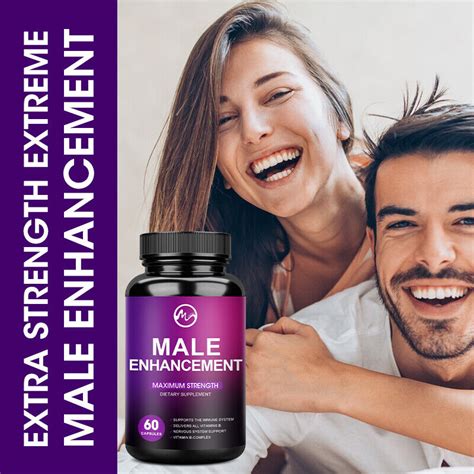 60 Pills Best Male Enhancement Capsules,enlarger, Bigger,Longer,Growth ...