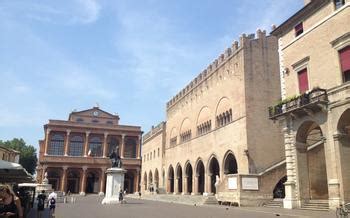 Roman Amphitheatre Square Piazzale Anfiteatro Romano Rimini In Italy