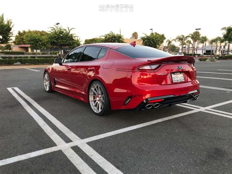 2018 Kia Stinger With 19x8 5 35 Ground Force Gf6 And 245 35r19 Nankang Ns 25 And Lowering