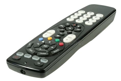 Single Infrared Universal Remote Control Stock Photo - Image of keypad ...