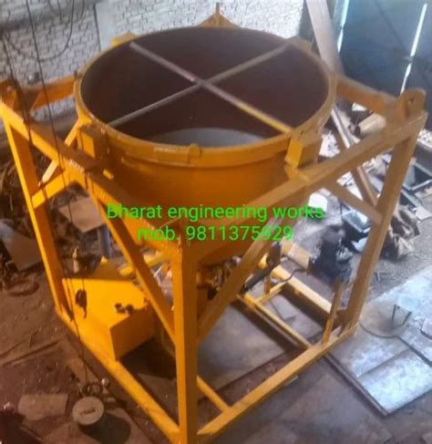 Concrete Bucket Cone Type Model Name Number Bharat Capacity 3 Cum