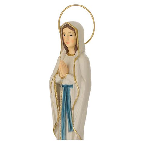 Matka Boża z Lourdes figura stylizowana 30 cm żywica malowana