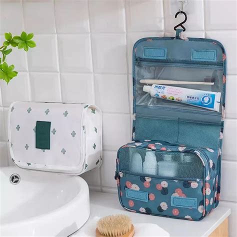 Bolsa Necessaire Porta Maquiagem Higiene Organizador Viagem Shopee Brasil