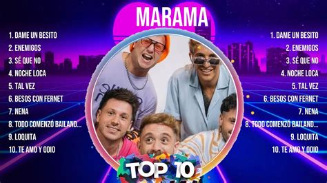 Marama 10 Grandes Exitos Mejores Éxitos Mejores Canciones YouTube