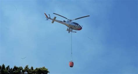 Incendio In Area Boschiva A Nettuno Interviene L Elicottero IlFaroOnline