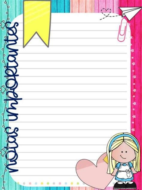 Bed File Lesson Planner School Notes Note Paper School Activities