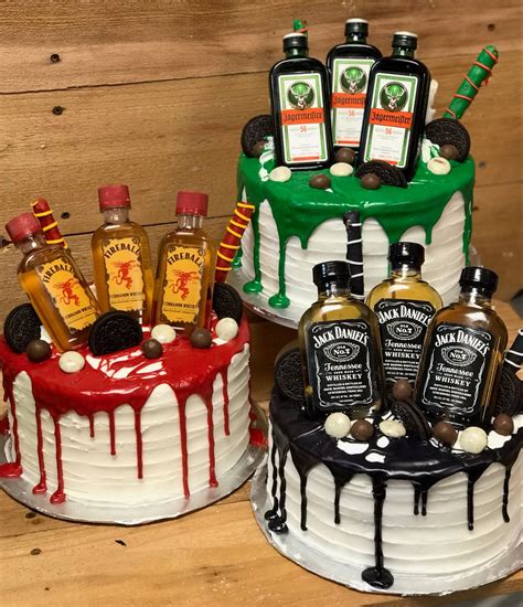 Alcohol Themed Birthday Cakes