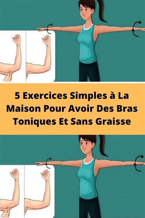 Exercices Simples La Maison Pour Avoir Des Bras Toniques Et Sans