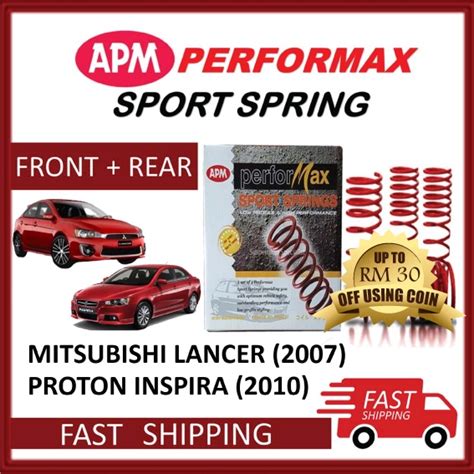 PROTON INSPIRA MITSUBISHI LANCER CY2A CY4A LOWERED COIL SPORT SPRING