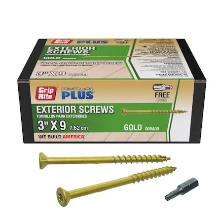 grip rite deck screw     flat head torx drive lstgd zoro