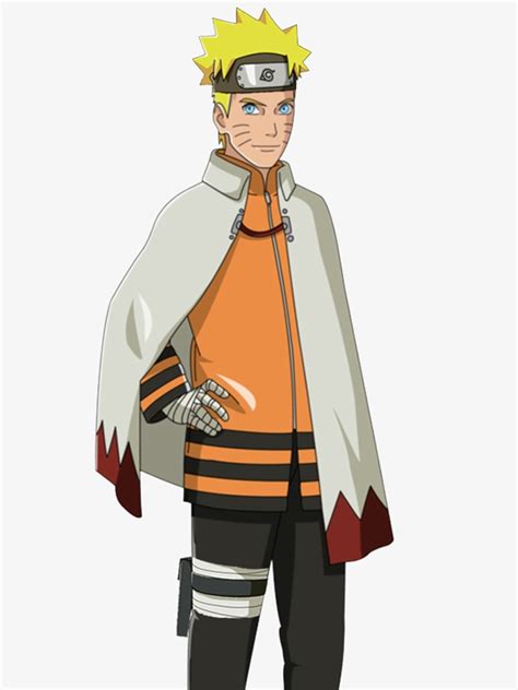 Boruto Naruto Next Generations Uzumaki 7th Hokage Orange Cotton Jacket