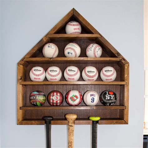 Baseball Display Baseball Holder Baseball Case Home Plate