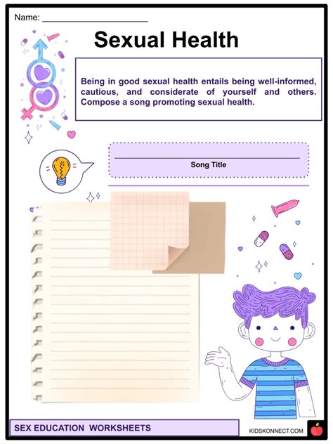 Sex Education Facts And Worksheets Anatomy Health Importance Worksheets Library