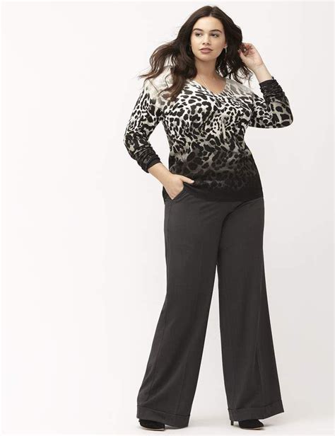 Lane Bryant Wide Leg Pants Plus Size Fashion Tips Plus Size Suits