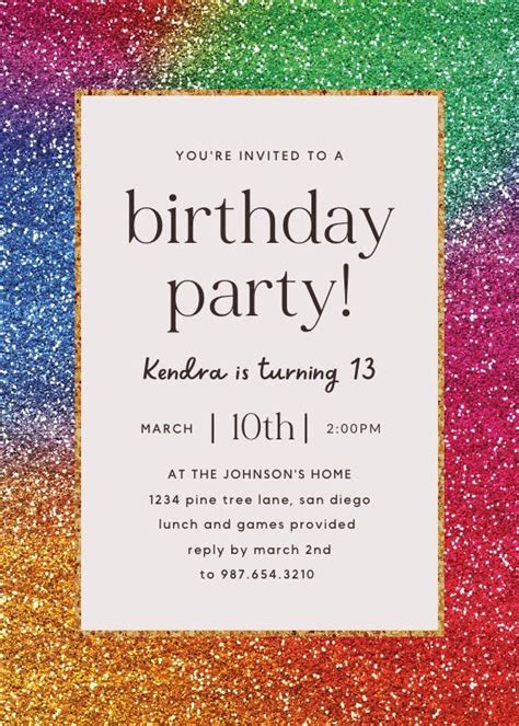 Birthday Invitation Templates Free Greetings Island Worksheets