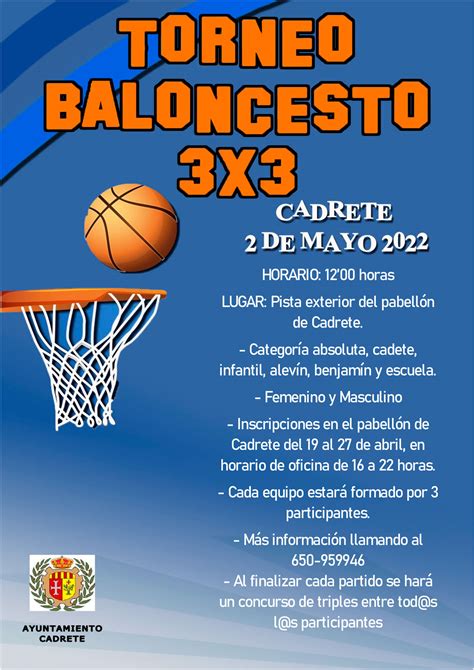 Torneo Baloncesto X Ayuntamiento De Cadrete