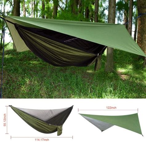 Zeltplane Hängematte Outdoor Ultraleicht 275x140cm Camping mit