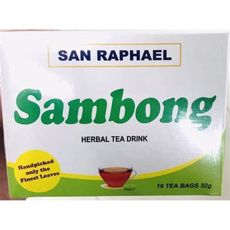 San Raphael Sambong Herbal Tea Drink 32g 16 Tea Bags Shopee Philippines