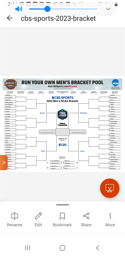 2023 NCAA Basketball Bracket | thewestcoastsportsblog