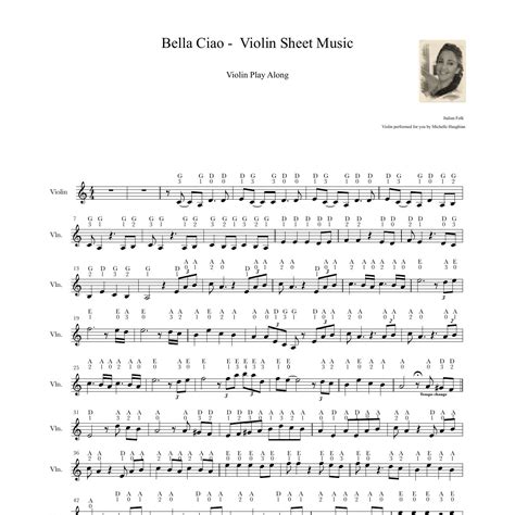 Bella Ciao Violin Sheet Music Pdf DocDroid