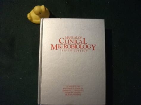 Manual Of Clinical Microbiology By Albert Balows Et Al American