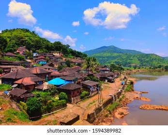 Beautiful Scenery Indian Village Stock Photo 1594389982 | Shutterstock