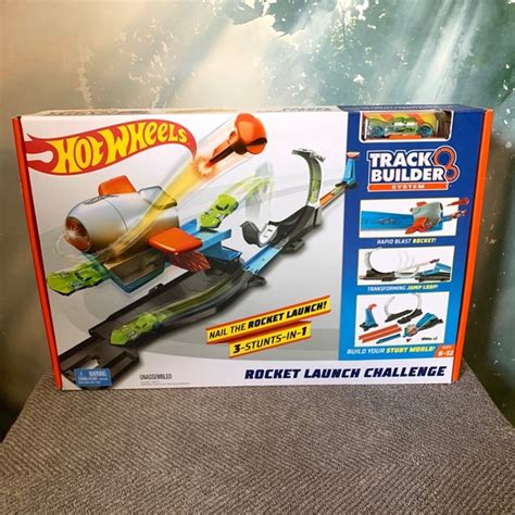 Toys Hot Wheels Track Builder Rocket Launch Stunt Set Poshmark