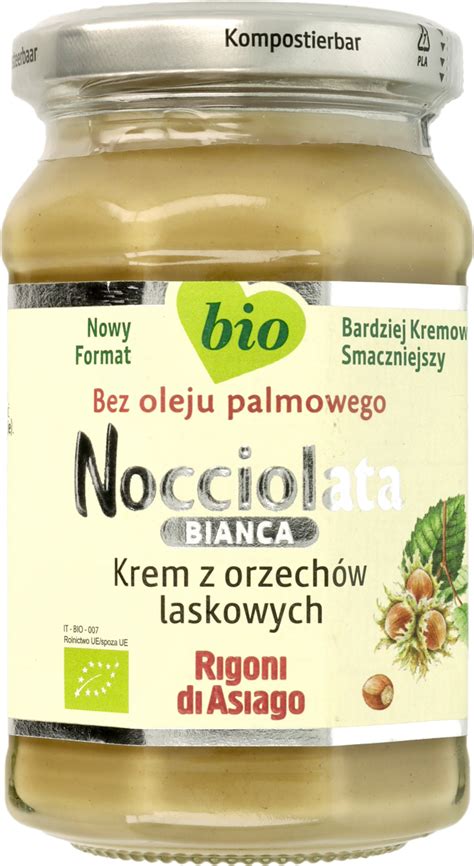 Nocciolata Bianca Krem Z Orzech W Laskowych Bio G Drogeria