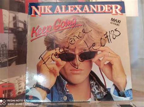 Nik Alexander Keep Going Version Longue 1985 YouTube