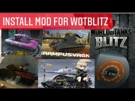 WOTB INSTALL MODS ON MOBILE TABLET ANDROID DEVICE WOTB WOTBLITZ