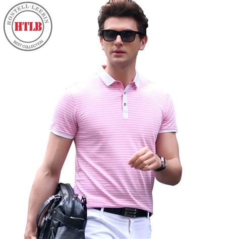 HTLB 2018 Brand New Summer Men S Business Causal Polo Shirt Men Fashon