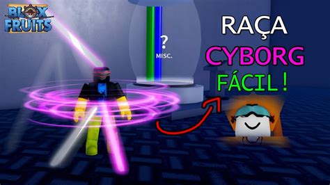 Como Pegar A Ra A Cyborg Blox Fruits Youtube