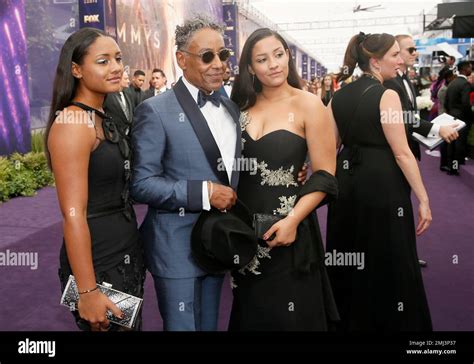 Kale Lyn Esposito, Giancarlo Esposito, and Shayne Lyra Esposito arrive