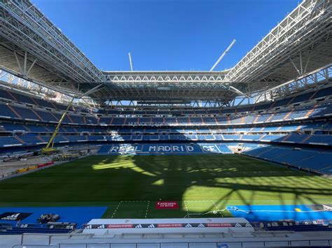 Real Madrid Info ³⁵ On Twitter New Turf Laid At The Bernabéu