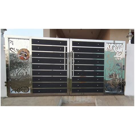 Modern Stainless Steel Main Gate For Home Feet At Rs Sq Ft