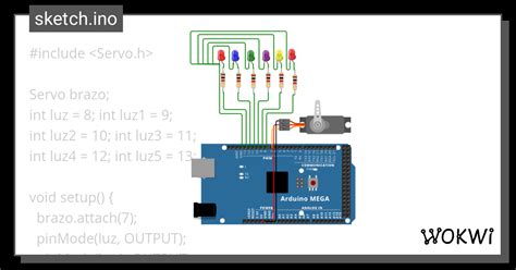 Motor Automatico Luces Wokwi Esp Stm Arduino Simulator