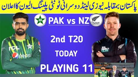 Pakistan 2nd T20 Match Playing 11 Vs New Zealand 2024 Pakistan Vs New