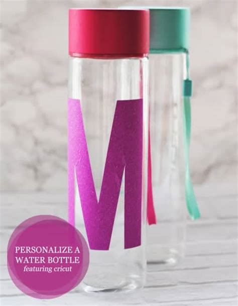 Personalize Your Refillable Water Bottle With Your Initial And Your