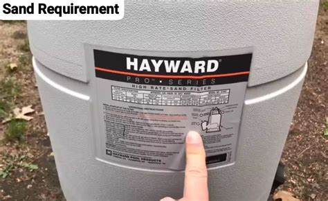 how to change sand in pool filter hayward