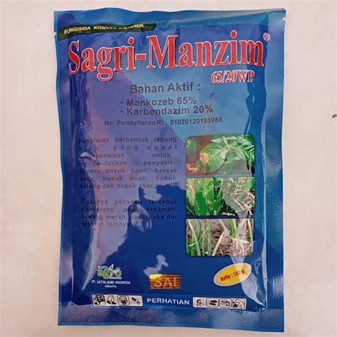 Jual Fungisida Sagri Manzim 65 20 Wp 100g PENGENDALI PENYAKIT BUSUK