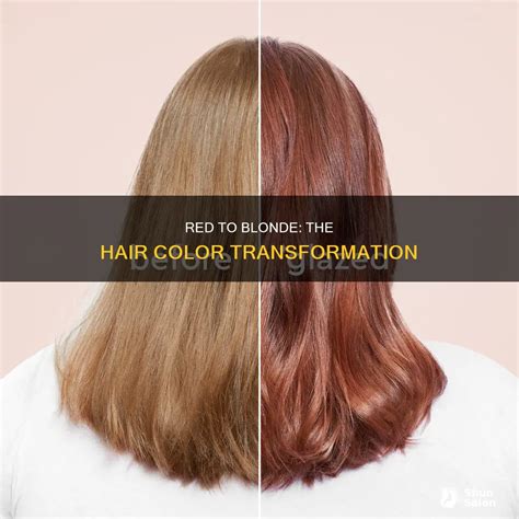 Red To Blonde The Hair Color Transformation ShunSalon