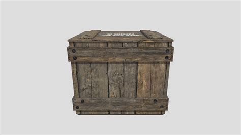 Wooden Crate 3d Model By Clonaz 108bceb Sketchfab