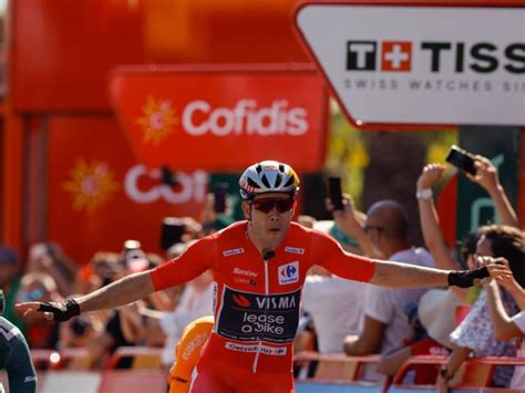 Vuelta a España Van Aert gewinnt dritte Etappe Küng und Schmid