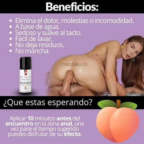 Lubricante Anal Electrizante Sen Intimo Cero Tab