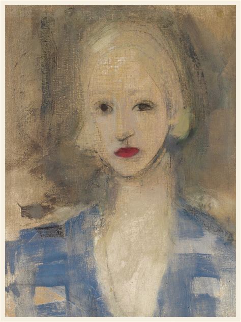 The Blonde Woman Female Portrait Helene Schjerfbeck Reproductions