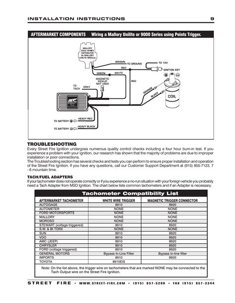 Msd Streetfire 5520 Wiring Diagram For Chevy With Magnetic Pickup